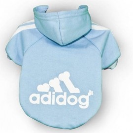Baby Blue Adidog Kapşonlu Sweatshirt