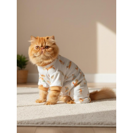 Bejjy Pamuklu Kedi Tulum Pijama