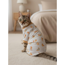 Bejjy Pamuklu Kedi Tulum Pijama