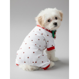 Berry Köpek Tulumu | Pamuklu Penye Köpek Pijaması | Küçük Irklar İçin | Tüy Dökülmesini Azaltır