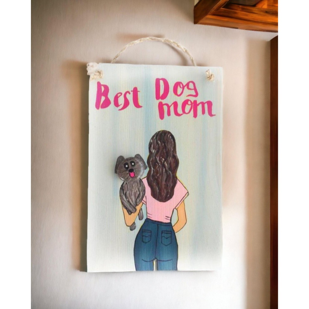 Best Dog Mom Duo Anneler Günü Pano Jeans