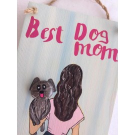 Best Dog Mom Duo Anneler Günü Pano Jeans