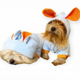 Bon Bunny Blue Kulaklı Köpek Tulumu Kıyafeti