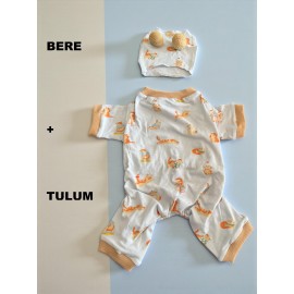 Boobie Bejjy Köpek Tulumu & Bere Takımı | Penye Kumaş | Küçük Irk Köpekler İçin | Tüy Dökülmesini Azaltır