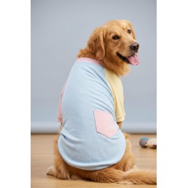 Bubbles Pastel  Orta ve Büyük Irk Köpek Tişörtü | Yazlık Köpek Kıyafeti