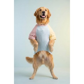 Bubbles Pastel  Orta ve Büyük Irk Köpek Tişörtü | Yazlık Köpek Kıyafeti