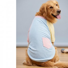 Bubbles Pastel  Orta ve Büyük Irk Köpek Tişörtü | Yazlık Köpek Kıyafeti