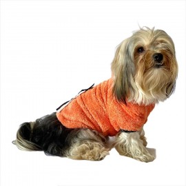 Orange Black Bunny Kapşonlu Sweat by Kemique Köpek Kazağı 