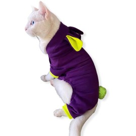 Bunny Pom Kulaklı Kedi Tulumu,Kıyafeti
