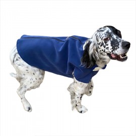 Chamois Blue Güderi Desenli Köpek Ceketi, Orta ve Büyük ırklar için