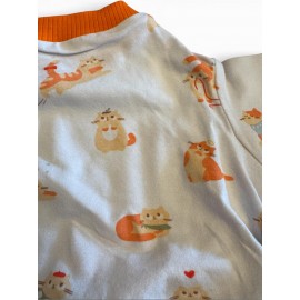 Cozy Meow Pamuklu Köpek Tulum Pijama