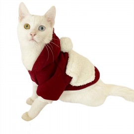 Cream Bordo Sweatshirt Kedi Süeteri Kedi Kıyafeti 