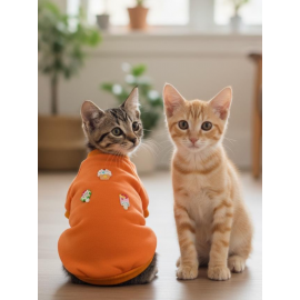 Cupcakes and Ice Cream Kediler için  Polar Sweatshirt