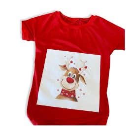 Cute Rudolph Büyük Irk Köpekler Tişörtü
