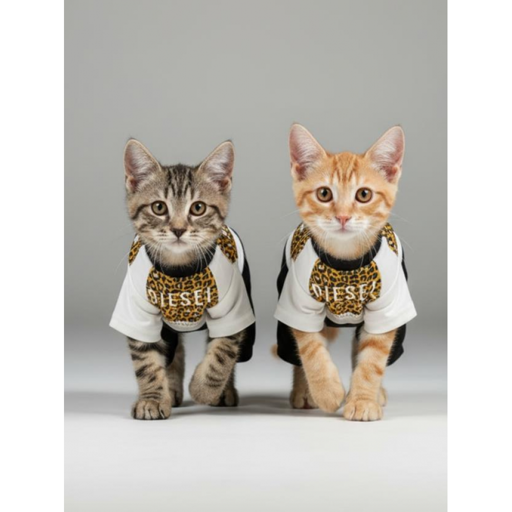 Diesel Leo Kedi Tulumu Kedi Elbisesi