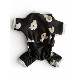 Doggy Köpek Tulumu | Pamuklu Penye Köpek Pijaması | Küçük Irklar İçin | Tüy Dökülmesini Azaltır