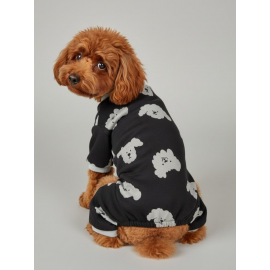 Doggy Köpek Uyku Takımı | Pamuklu Penye Köpek Tulumu ve Mini Yastık | Küçük Irklar İçin | Tüy Dökülmesini Azaltır