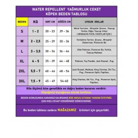 Surf Rain Küçük Köpek Yağmurluk Ceket