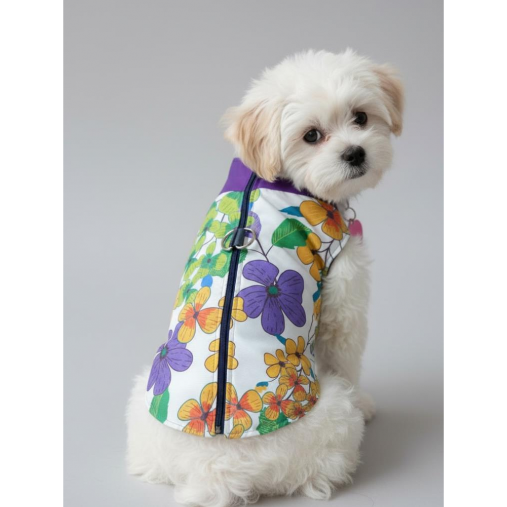 Flora Rain Küçük Köpek Yağmurluk Ceket