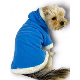 Blue Furry Kapşonlu Ceket Sweat by Kemique Köpek Kazağı 