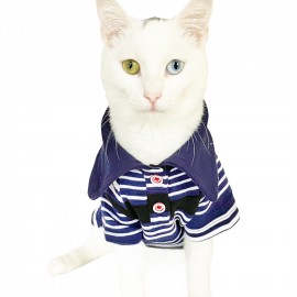 Gentleman Jack Polo Yaka Tişört Kedi Kıyafeti  Kedi Elbisesi