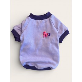 Happy Pony İkili Takım – Sevimli Pony Desenli Kedi Tulum & Sweat Kombini Kedi Kıyafeti