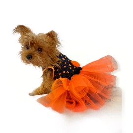 Hearty Tarty Orange Tütülü Köpek Elbisesi,  Kıyafeti Tutu