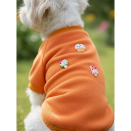 Ice Cream and Cupcakes Köpekler için Polar Sweatshirt