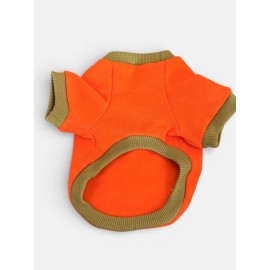 Ice Cream and Pineapple  Turuncu Haki Köpekler İçin Polar Sweatshirt