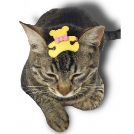 Kedi Tokası Teddy Serisi Yellow