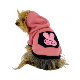 Student Rabbit Sweatshirt Köpek Kıyafeti Köpek Elbisesi