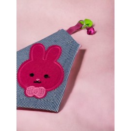 Pink Bunny Kedi Bandana, Fular, Kedi Kıyafeti Kedi Elbisesi, Kedi Tasması