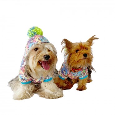 Kitty Kapşonlu Sweat by Kemique Köpek Kazağı