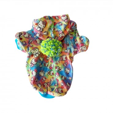 Kitty Kapsonlu Sweatshirt Kedi Süeteri Kedi Kıyafeti