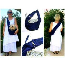 Köpek Taşima Çantası Lacivert