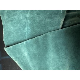 Leke tutmaz Su yeşili Kadife Dokulu  Kedi Taşıma Çantası – Emniyet Kemerli