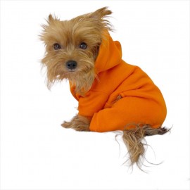 Pro Orange Polar Kapşonlu Köpek Tulumu Kıyafeti