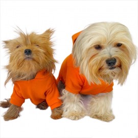 Pro Orange Polar Kapşonlu Köpek Tulumu Kıyafeti