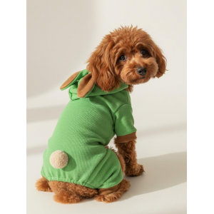 Matcha Bunny Kulaklı Köpek Tulumu Kıyafeti