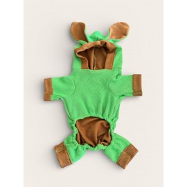 Matcha Bunny Kulaklı Köpek Tulumu Kıyafeti