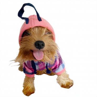 Mini Suqare Pie Kapşonlu Ceket Sweat by Kemique Köpek Kazağı