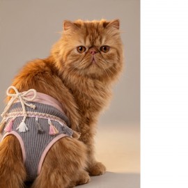 Mini Tassel Lilly Dişi Kedi Regl Külotu | Don | Kedi İç Çamaşırı | Ayarlanabilir Bağcıklı | Küçük Irklar İçin