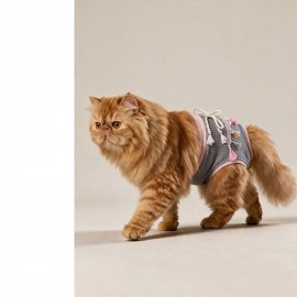 Mini Tassel Lilly Dişi Kedi Regl Külotu | Don | Kedi İç Çamaşırı | Ayarlanabilir Bağcıklı | Küçük Irklar İçin