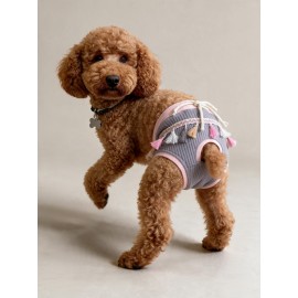 Mini Tassel Lilly Dişi Köpek Regl Külotu | Köpek Donu | Köpek İç Çamaşırı | Pet Kıyafet | Küçük Irklar İçin