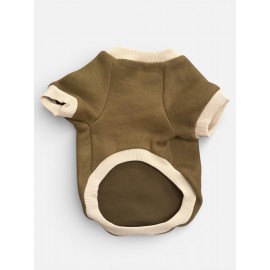 Minik Aslan Köpek Sweatshirt – Haki