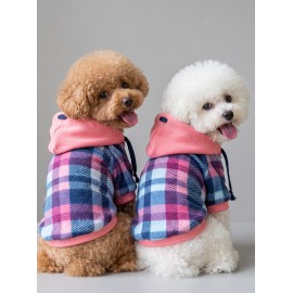 Marshmellow Kapşonlu Polar Köpek Ceketi – Sıcak Tutan Yumuşak Köpek Kıyafeti