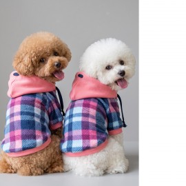 Marshmellow Kapşonlu Polar Köpek Ceketi – Sıcak Tutan Yumuşak Köpek Kıyafeti