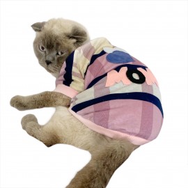Mixerry Love Mom Dual Oval Yaka Tişört Kedi Kıyafeti Kedi Elbisesi, Anneler Günü