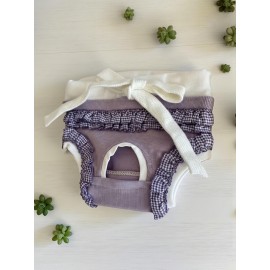 Princess Lila Dişi Kedi Regl Külotu | Kedi Donu | Kedi İç Çamaşırı | Ayarlanabilir Bağcıklı | Küçük Irklar İçin