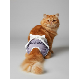 Princess Lila Dişi Kedi Regl Külotu | Kedi Donu | Kedi İç Çamaşırı | Ayarlanabilir Bağcıklı | Küçük Irklar İçin